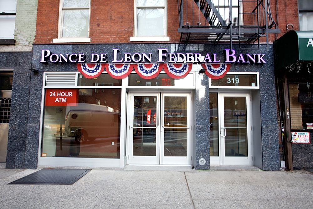Ponce De Leon Bank interior