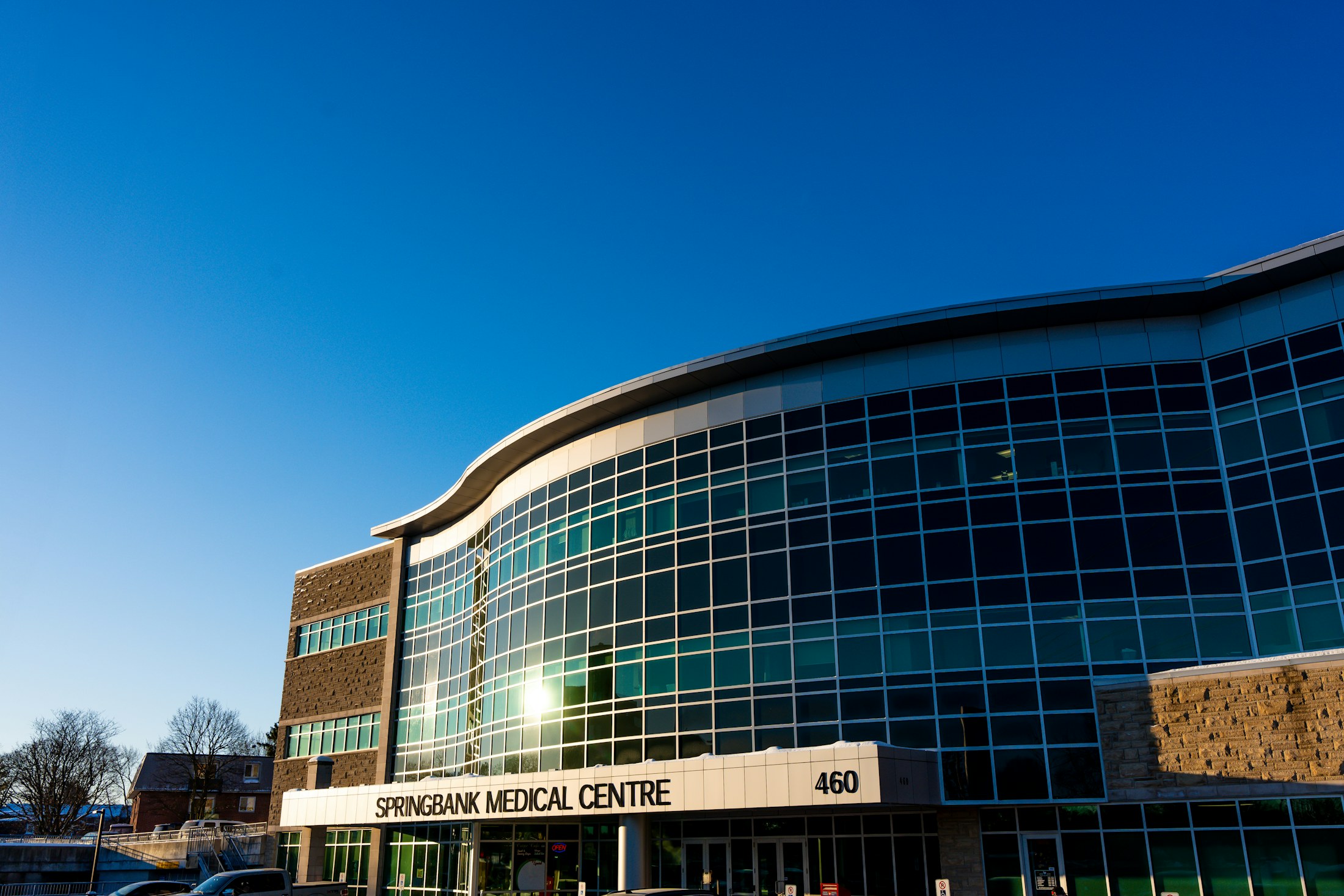 Glass commercial building facade representing Nicor Construction project environments